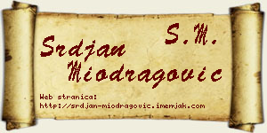 Srđan Miodragović vizit kartica